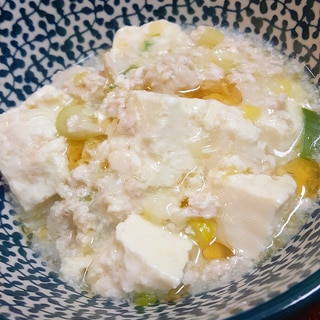 鶏ひき肉で！ほっこり優しい(^^)白い麻婆豆腐♪